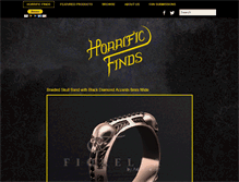 Tablet Screenshot of horrificfinds.com